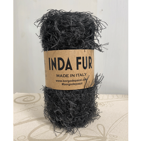 Cordoncino peloso nero