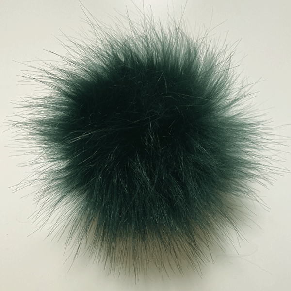 Pompon verde bottiglia