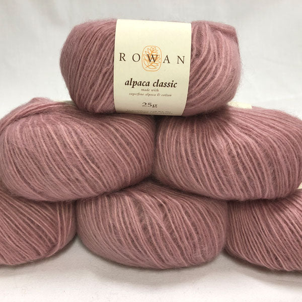 Filato Alpaca classic rosa antico 129