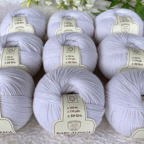 Valeria Baby Alpaca bianco 000