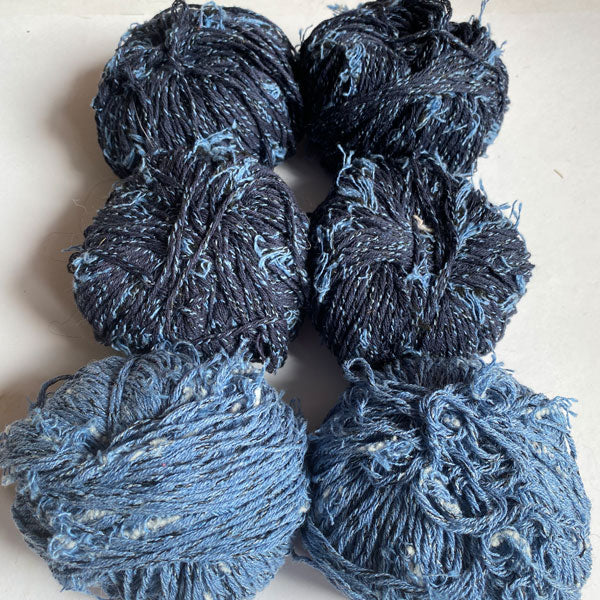 Filato Denim blu e jeans