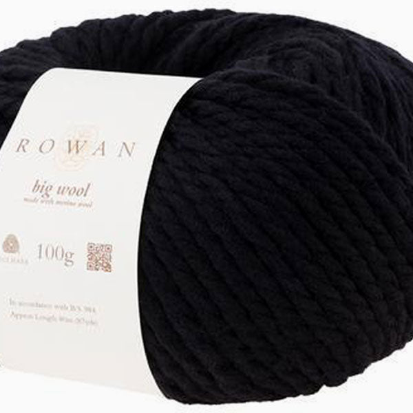 Filato Big Wool nero 08