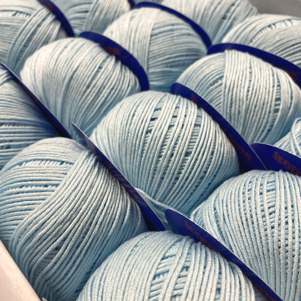Filato cotone Mille Fine azzurro 603