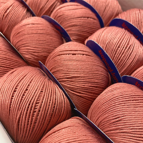 Filato cotone Mille Fine rosa vintage 65