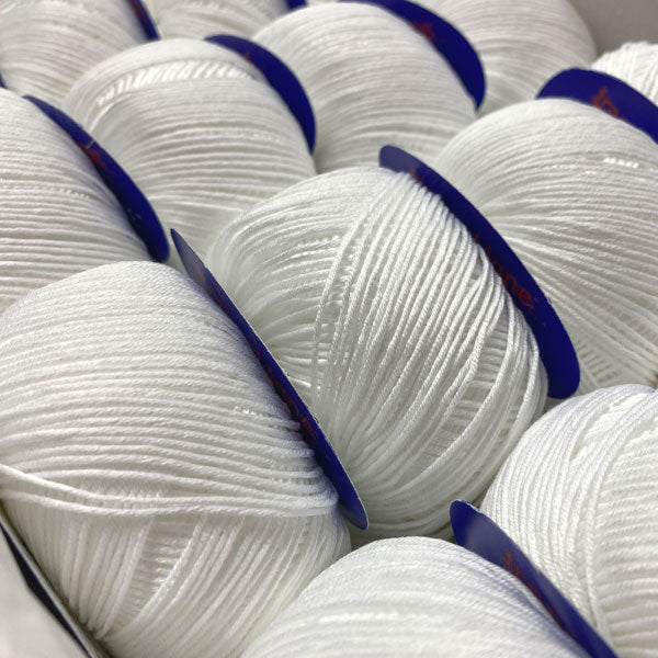 Filato cotone Mille Fine bianco 01