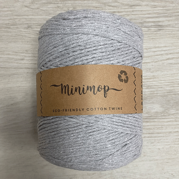 Filato Lankava Minimop 2,5 mm grigio 66