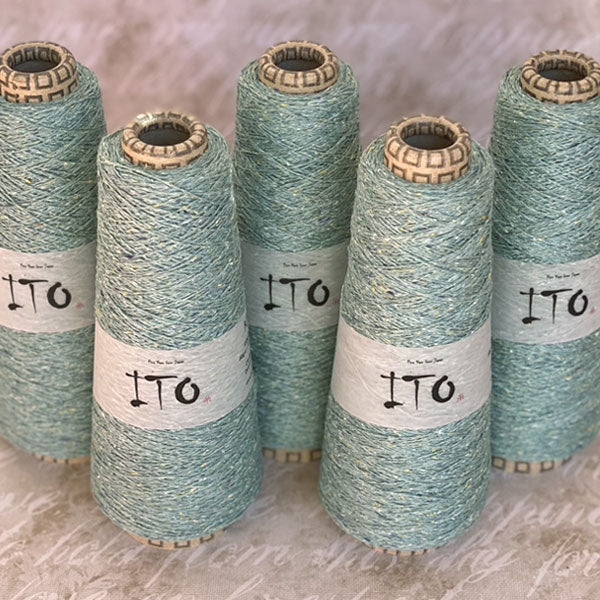 Filato Ito Kinu aqua 394, bagno K01T5C