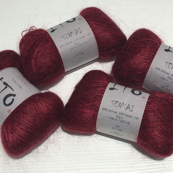 Filato Ito Sensai enji 311, bagno D223Y206