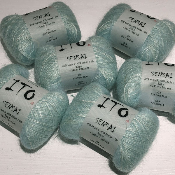 Filato Ito Sensai pale blue 324, bagno D202Y8214