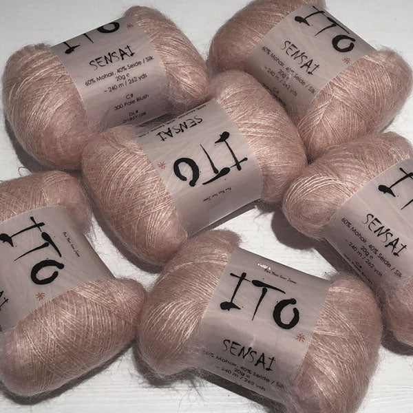 Filato Ito Sensai pale blush 300, bagno D185YJ28