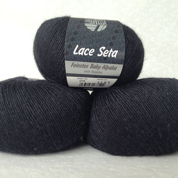 Lace Seta nero 16
