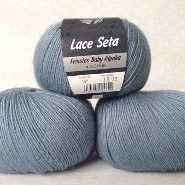 Lace Seta azzurro 21
