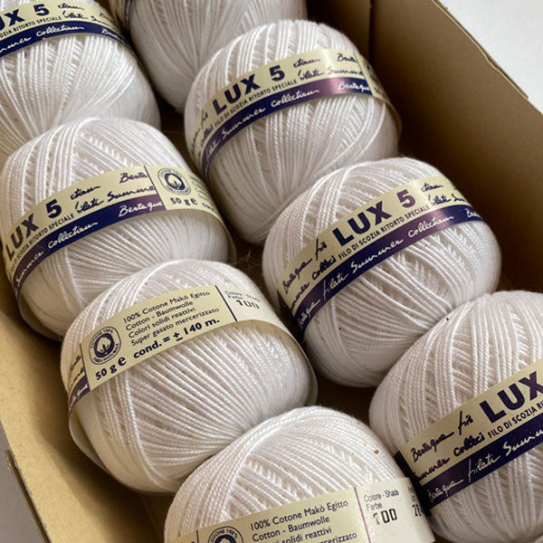 Filo di scozia Lux 5 bianco