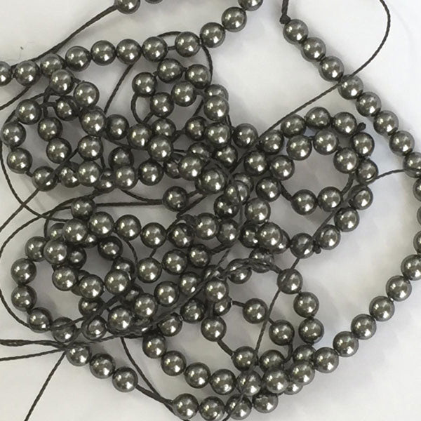 Swarovski perle dark grey