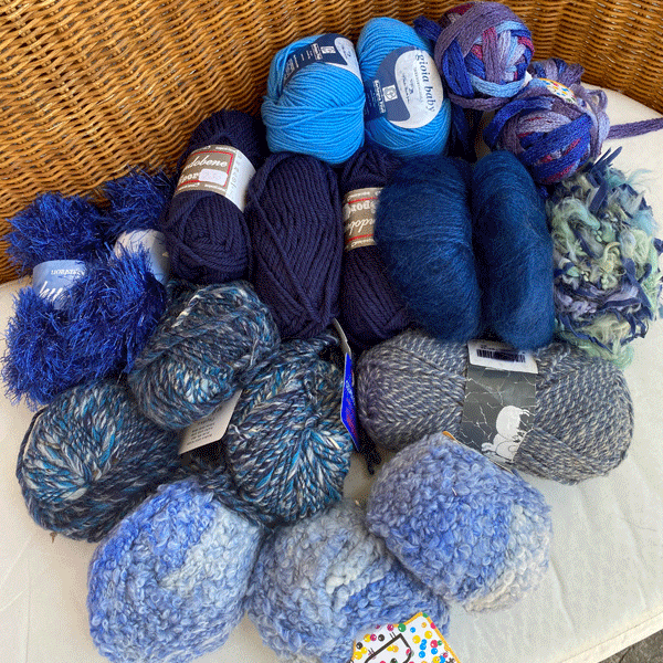 Filati offerta lotto bluette