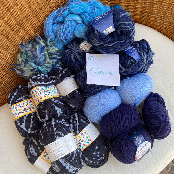Filati offerta lotto bluette mix