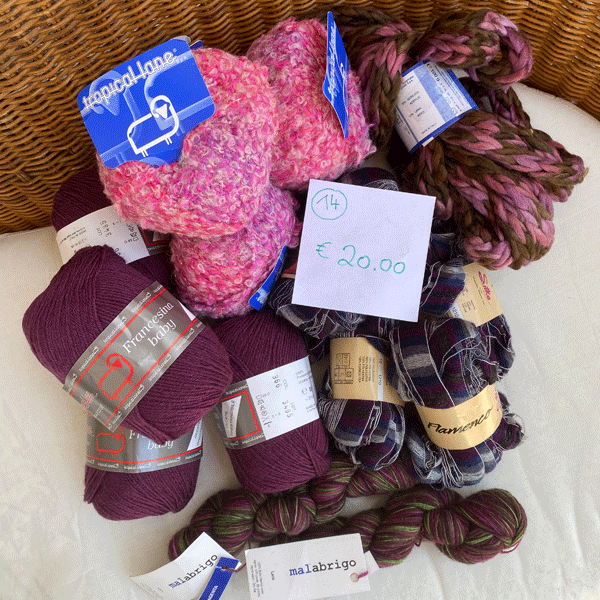 Filati offerta lotto viola