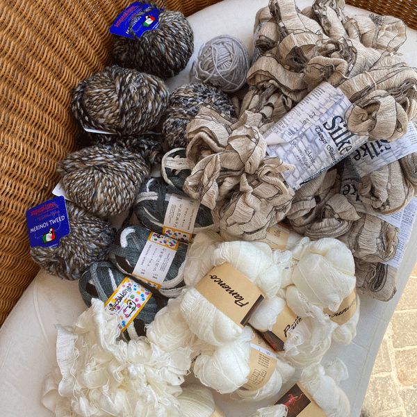 Filati offerta lotto panna mix