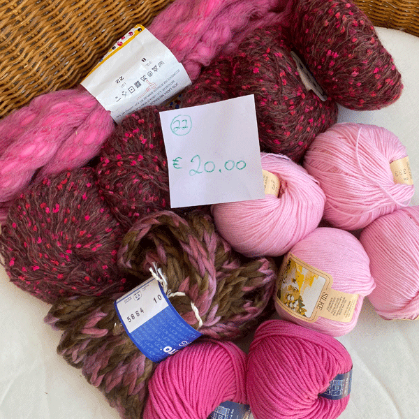 Filati offerta lotto fuxia