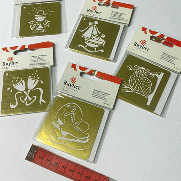 Stencil/embossing metallo