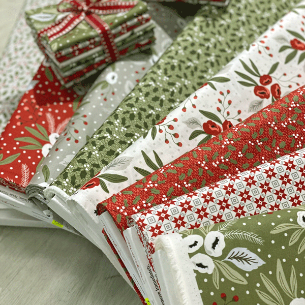 Tessuto americano Natale pacchetto 8 pezzi