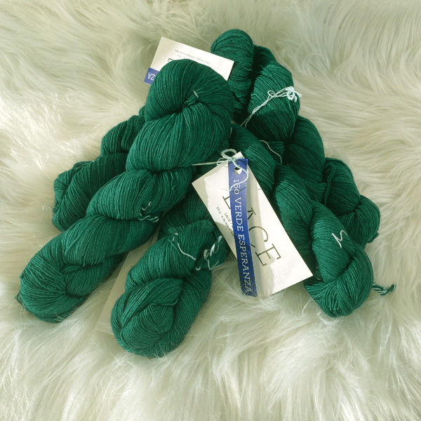 Filato Malabrigo Lace Verde Esperanza 160