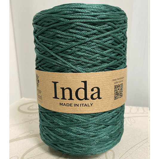 Cordino lucido 4 mm verde bottiglia