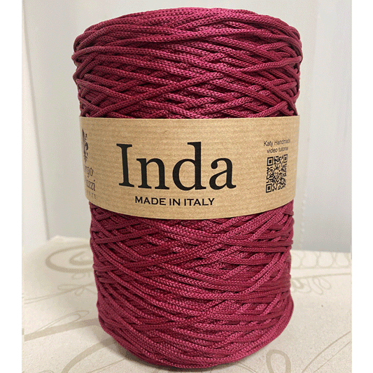 Cordino lucido 4 mm bordeaux