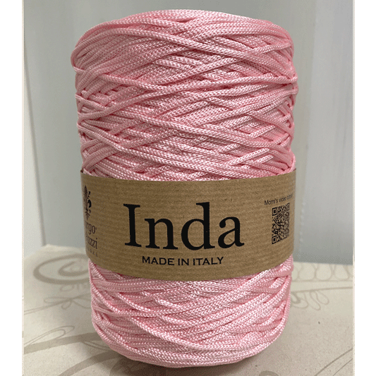 Cordino lucido 4 mm rosa