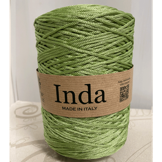 Cordino lucido 4 mm verde chiaro