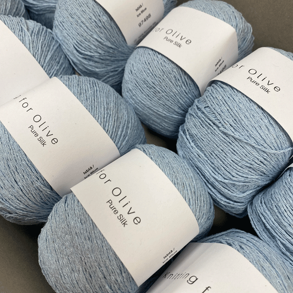 Filato Pure Silk - ice blu