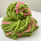 Filato MM-handspun corespun rosa-verde