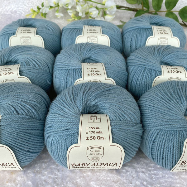 Valeria Baby Alpaca azzurro 178