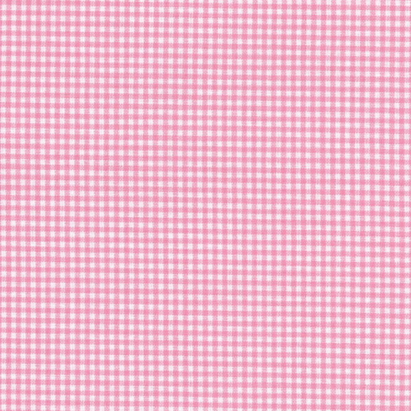 Tessuto Capri Vichy rosa/bianco