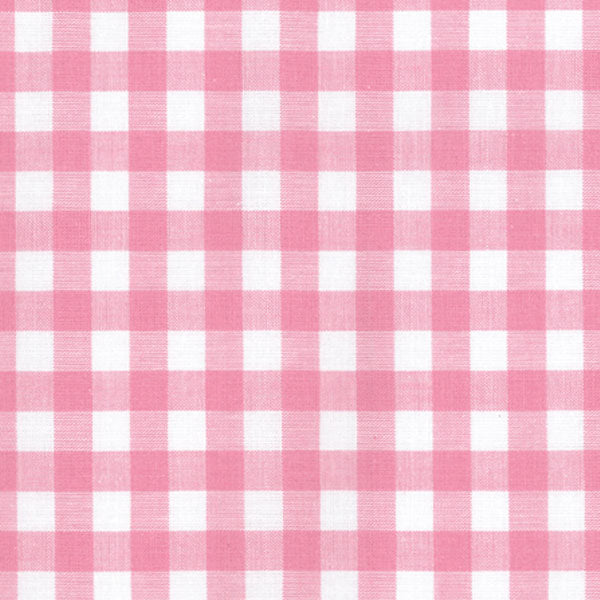 Tessuto Capri quadro 10 mm rosa/bianco