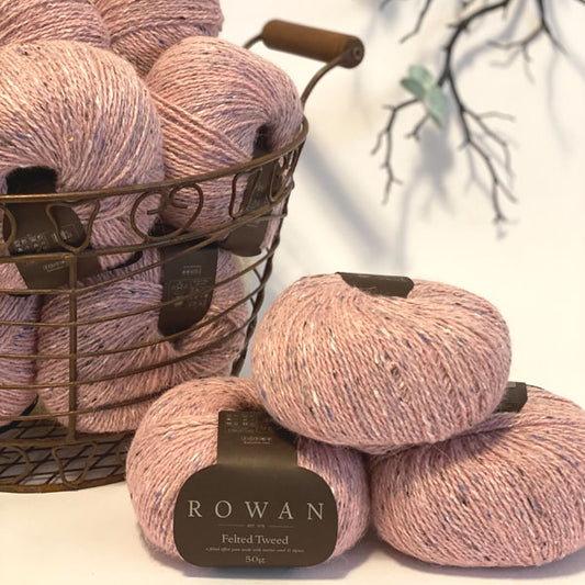 Filato Felted Tweed rosa 185
