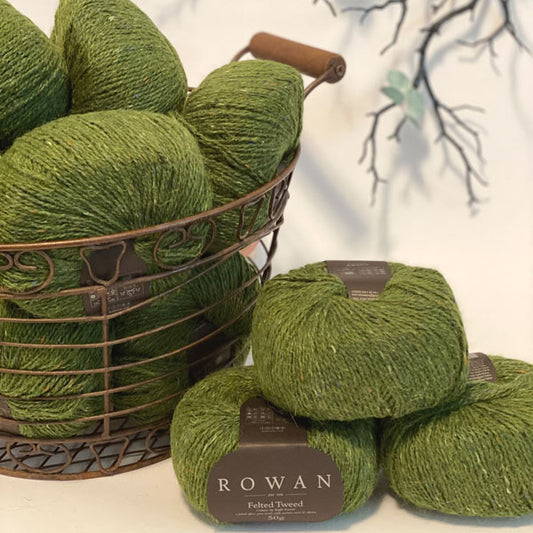 Filato Felted Tweed verde 205