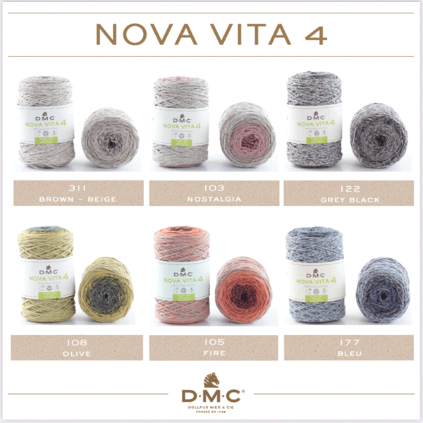 Filato Nova Vita 4 sfumato olive