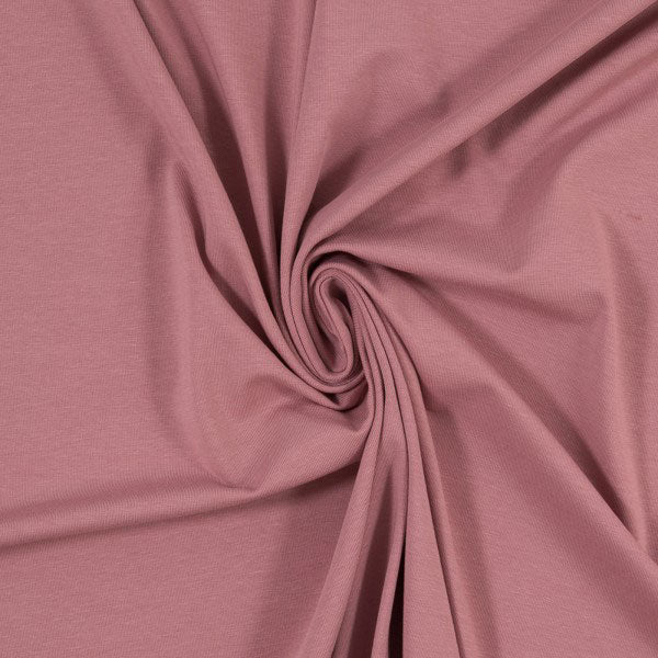 Tessuto jersy rosa antico
