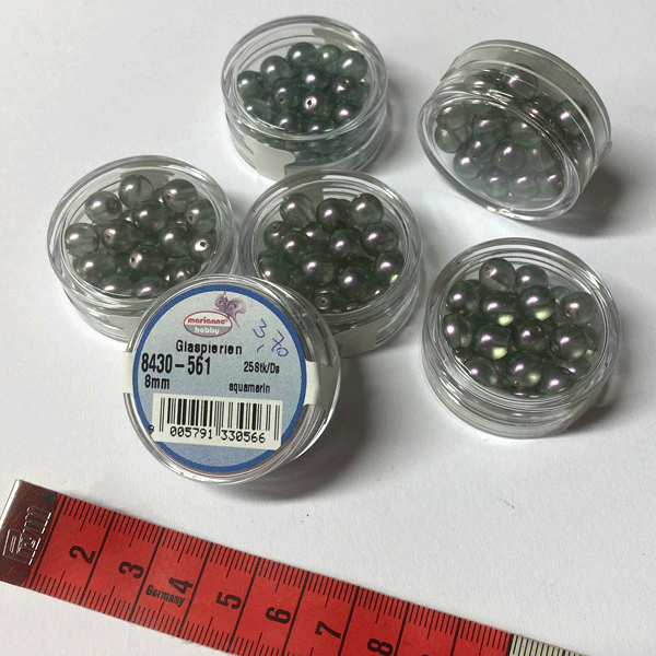 Perle 8 mm malva